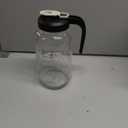 2 Quart Glass Pitcher with Lid - Mason Jar Pitcher with Filter Lid, Wide Mouth Jar Leak-proof Water Jug, Heavy Duty Glass Container for Water, Juice, Milk, Tea, Iced Coffee, and Drinks