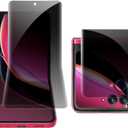 Anti-Spy Anti-Glare Inner Screen Protector For Moto Razr 2025/Moto Razr 2024 Privacy Matte Outer Screen Protector Soft Film Anti-Peeping