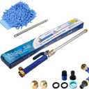 Jet Sono Power Washer - Jetson High Pressure Washer, Jetsono 2-in-1 High Pressure Power Washer, High Pressure Hose Nozzle for Garden with 2 Jet Different Nozzle and Hose Quick Connectors (Blue)