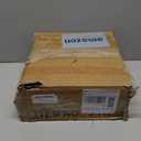 5-Tier Rotating Bookshelf, Freestanding Corner Bookshelf, 360 Spinning Bookcase Industrial Style Storage Rack with Rails, for Living Room, Bedroom, Study (Rustic Brown and Black)