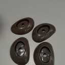 4-Pack Leg End Caps Footings 5 1/4" x 3 5/8"x1" for Frame Vertical Legs 2.5" x 1.75", Leg Caps Compatible with Coleman 18ft x 48in, 24ft x 52in, 22ft x 52in Round Above Ground Pool Foot Supports