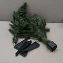 3ft Artificial Christmas Tree with Gold Tree Topper Star, Mini Xmas Pine Tree with 4-Leg Stable Plastic Base, Small Tabletop Christmas Decoration for Home Office Holiday Party Indoor Use