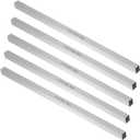 uxcell HSS Lathe Tool Bit 8mm x 8mm x 200mm, Square Lathe Turning Tool Blanks, High Speed Steel Rectangular Fly Cutter Mill Blank, 5 Pcs