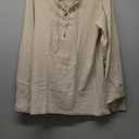 Men's Casual 100% Cotton Linen Shirt Long Sleeve Small size