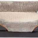 Human Dog Bed for People Adults, Washable Faux Fur Nap Bed Adult Oval for People, Large Pet Beds Memory Foam Orthopedic Pet Beds Luxury Dog Bed for Large Dogs (S)