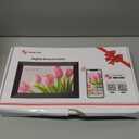 Frameo 10.1 Inch WiFi Digital Picture Frame, Smart Cloud Electronic Photo Frame with HD IPS Touch Screen Slideshow 32GB Memory Auto-Rotate Wall Mount, Share Photos/Videos from Phone - Gifts for Mom