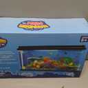 Artificial Fish Tank XL Virtual Ocean Toy in Motion Lamp - Office Desk Large Aquarium, Colorful LED Lights, Aquar, Artificial Fish, Turtles, Bubbles Tank with Moving Fish