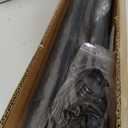 Tension Curtain Rod No Drilling, Heavy Duty 51-168 Inch, Black