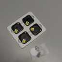 Air Tracker Tag-4 Pack, Smart Bluetooth Tracker Work with Apple Find My(iOS Only), Luggage Tracker Tag for Key, Luggage, Backpack, Suitcase, Replaceable Battery, weTag, Black