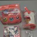 Ice Cream Toys Set, Pretend Play Shop Store, Ice Cream Counter with Light, Ice Cream Maker Playset, Cashier Toy with Sound, Kitchen Accessories Fake Food&Card, Gift for Toddlers Girls Boys 3+