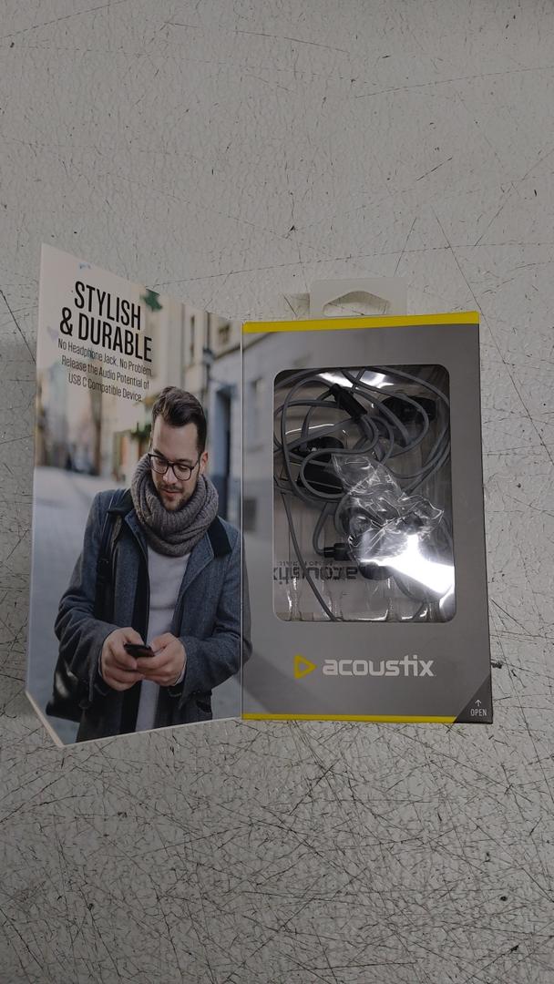 Acoustix Premium Sound Stereo Earbuds With Lightning USB C Connector