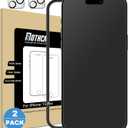 Mothca 2 Pack Matte Glass Screen Protector for iPhone 15 Pro [6.1 inch] + 2 Pack Camera Lens Protector, Anti-Glare & Anti-Fingerprint Case Friendly Tempered Glass Film, Bubble Free, Smooth as Silk