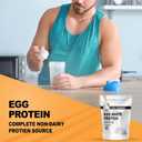 It's Just! - Egg White Protein Powder, Made in USA from Cage-Free Eggs, Dried Egg Whites (Unflavored, 8oz) (8 Ounce (Pack of 1))