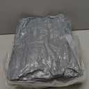 Tuszom Pop Up Camper Cover, 7 Layers Waterproof Folding Camping Trailer Cover for Snow Upgraded Tearproof RV Cover with 5+2 Windproof Straps and Storage Bag (Gray, Fits 14' - 16')