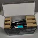 Steamer for Clothes, 1600W 2-in-1 Steamer & Iron with Large Ceramic Plate, Powerful Turbo Steam, Smart Temperature Control, Auto-Off, Wrinkle Remover for All Fabrics (white)