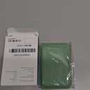 Magnetic Wallet Cell Phone Card Holder for Phone Case with Mag-Safe, Stronger Magnetic RFID Leather Phone Wallet Stick on Series of iPhone 17/16/15/14/13/12 and Pro/Promax, Light Green