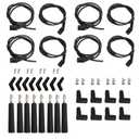 5ft Spark Plug Wire Set with Straight 90 135 Degree Boots, 8Pcs, Compatible with LS1 LS2 LS3 LQ4 LQ9 LM7 LM4 LS6 LC9 LY6 LH8 LMG L99, 5.3 5.7 6.0 6.2L, #551083