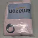 NICETOWN Blackout Curtain Panels for Girls Room, Nursery Essential Thermal Insulated Solid Grommet Top Blackout Drapes (Baby Pink=Lavender Pink, 1 Pair, 34 x 63 Inch)