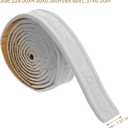 DEARMAMY 1 Roll 90" x 1.57" Crown Molding Wallpaper Border, 3D Wall Edging Self Adhesive White Peel and Stick Molding Trim Decorative Edging Baseboard Lines for Mirror Border Wall DIY Decor