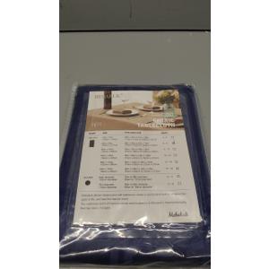 Table Cloth Rectangle Waterproof Spill-Proof Wrinkle-Free Tablecloth Washable, Kitchen Dining Tabletop Decoration, Fabric Table Cover for Indoor and Outdoor Use, 52 x 70 Inch, Navy Blue