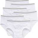 Stafford 6 Pack 100% Cotton Low-Rise Briefs White (X-Large)