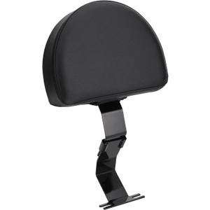 MoKitDora Black Driver Backrest Easy ON/OFF Sissy Bar Plug-in Back Rest PU Pad Compatible with Kawasaki Vulcan VN1700 Nomad/Voyager/Classic