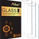 Ailun for Apple iPhone 11 Pro/iPhone Xs/iPhone X Screen Protector,3 Pack, 5.8 Inch Display, Tempered Glass 2.5D Edge Work Most Case [NOT for iPhone 11 6.1 inch]
