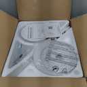 42 Inch Ceiling Fans with Lights, Quiet Reversible Fan with Remote & APP Control, 6-Speed, 3 Color Temperatures Dimmable LED, DC Motor, Low Profile Ceiling Fan for Bedroom Living RoomWhite