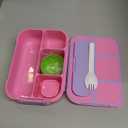MaMix Bento Lunch Box, 4-Compartment Adult & Kids Lunch Containers (1300ML, Purple)