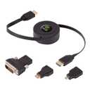 ReTrak Retractable Universal HDMI Cable Kit