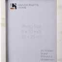 Handicrafts Home White 8x10 Picture Frame for Modern Minimalist Home Decor, Wedding Gift, Farmhouse Wall Decor, Boho Shelf Styling, Vintage Bone inlay Frames for Aesthetic & Living Room Picture Frame