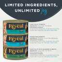 Reveal Natural Wet Canned Cat Food, 3-Flavor Variety Pack, Limited Ingredient, Grain-Free, High Protein with No Artificial Additives, Fish Variety in Broth (12 x 2.47 oz Cans)