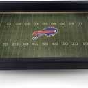 Fan Creations Buffalo Bills NFL Football Field Tray Decorative Team Logo Server with Handles for Food & Drink - for Game Day Entertaining or Tabletop Organizer - Show Your Bills Pride