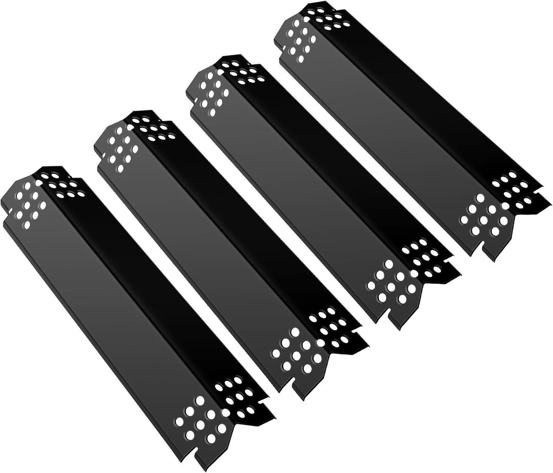 Unicook Grill Burner Covers for Nexgrill 720-0830H, 5 Burner 720-0888, 720-0888N, Gas Grill Replacement Parts Heat Plates, 14.6 Inch Flame Tamer, 4 Pack
