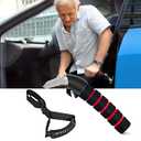 Vexellence Car Door Handle for Elderly, Mobility Car Assist Transfer Support Handle and Adjustable Straps, Multifunction Automotive Grab Handles, Aids for Disabled and Elderly（Red）