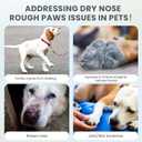 2 x Paw Balm Pad Protector for Dogs  Dog Paw Balm Soother  Heals, Repairs and Moisturizes Dry Noses and Paws  Ideal for Extreme Weather Season Conditions - 2 Oz