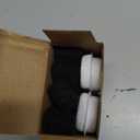 Monsin Cat Water Fountain Filters for Stainless Steel 67oz/2L Adjustable Water Flow Pet Fountain, 4 Pack Pet Replacement Filters with 4 Sponges