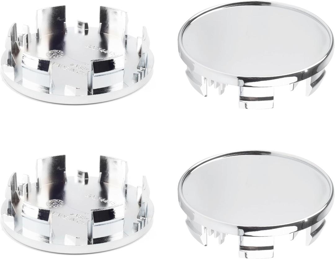 4Pcs Wheel Center Caps for Nissan Titan/Armada 2004-2019 Wheel Rim Outer 85mm(3.34in) Inner 78mm(3.07in) Chrome Hub Caps, 40342-7S500#40342-1LA2A #40342-3ZD3A #40342-5ZM1A