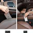 Hiseanllo Car Seat Gap Filler 2 Pack, Universal Fit PU Leather Car Seat Gap Plug to Fill The Gap Between Seat and Console, Car Seat Crevice Blocker Stop Things from Dropping