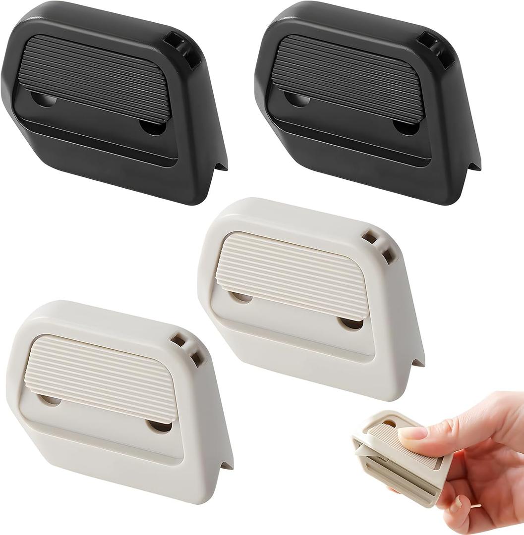 4-Pack Magnetic Box Cutter, Auto-Retract Unboxing Knife with Ceramic Blade for Cardboard Crafts and Daily Using, Kids Mini Package Opener Tool for Home Office Warehouse Use