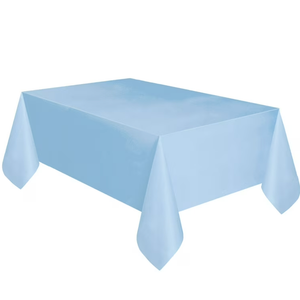 Rectangular Light Blue Table Cover