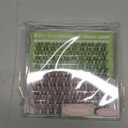 KEYYOU Venus Lash Clusters C Curl Fairy Lash Extension Eyelash Extension Wispy Natural Invisible Band Lash with Waterproof DIY Lash Extension at Home(Venus-C-16MM)