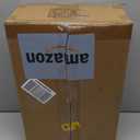 AMERZEST 9Ft Pre-Lit Christmas Garland, Plug in, Green, 50 White Lights, Fireplace Stairs Mantle Door Indoor Outdoor, Decorated Pine Cone and Snow Style