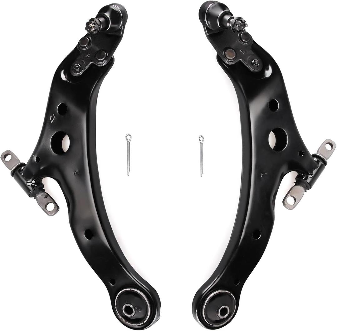 Front Lower Control Arm w/Ball Joint FITS for Toyota Avalon 2005-2018/ Camry 2007-2017, for Lexus ES300h 2013-2018/ ES350 2007-2018, K621476 K621477 Front Suspension Lower Control Arm- 2pc Set