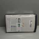 INOVADAY 100% Blackout Curtains for Bedroom, Black Out Curtains 96 Inch Long, Clip Rings Linen Blackout Drapes, Thermal Insulated Room Darkening for Living Room, 2 Panels - Beige,W50xL96