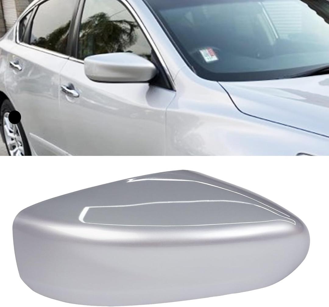 Moonlinks Compatible with Nissan Altima Mirror Cover Replacement 2013 2014 2015 2016 2017 2018, Silver Mirror Cap Trim Without Turn Signal Light for Right Passenger Side Moonlinks Compatible with Nissan Altima Mirror Cover Replacement 2013 2014 2015 2016 2017 2018, Silver Mirror Cap Trim Without Turn Signal Light for Right Passenger Side