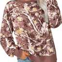 PRETTYGARDEN Graphic Sweatshirts for Women Crewneck Floral Print Long Sleeve Pullover Y2K Tops 2026 Fall Casual Cute Clothes (Large)
