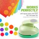UCEC Circle Punch, 1.25 Inch Circle Hole Punch, Paper Punch Circles Craft Punch Handmade Paper Punch for Crafting Scrapbooking Cards Arts Fun Projects