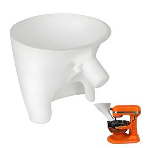 2 x Flour Funnel for Kitchen Aid Mixer,Anti-Spill Stand Mixer Attachment Fits KSM150 4.5-5 Quart Tilt-Head/Bowl Lift Mixers Baking Accessory Dishwasher Safe(1Pcs)