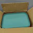 ORGIDOL 8 Pack Colorful Storage Bins with Lids Stackable Storage Container for Organizing, Storage Boxes with Handle for Shelves, Cute Storage Bin for Craft, Snacks, 9.85x6.9x5.7 inch